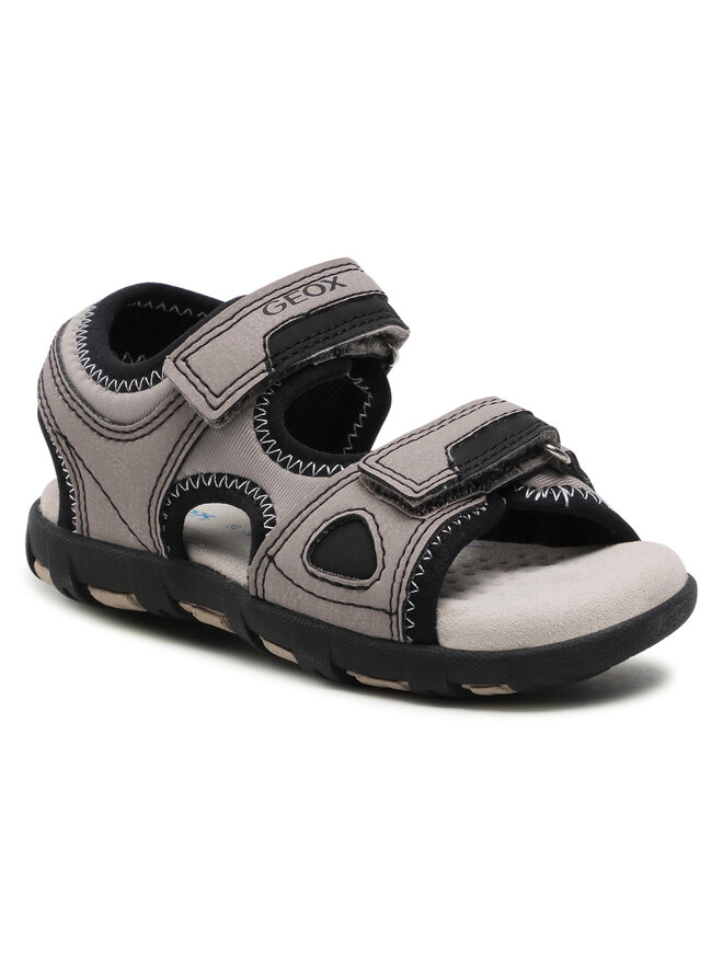 Geox Sandalen Geox J S.Pianeta B J1564B 015CE C0015 M Grau