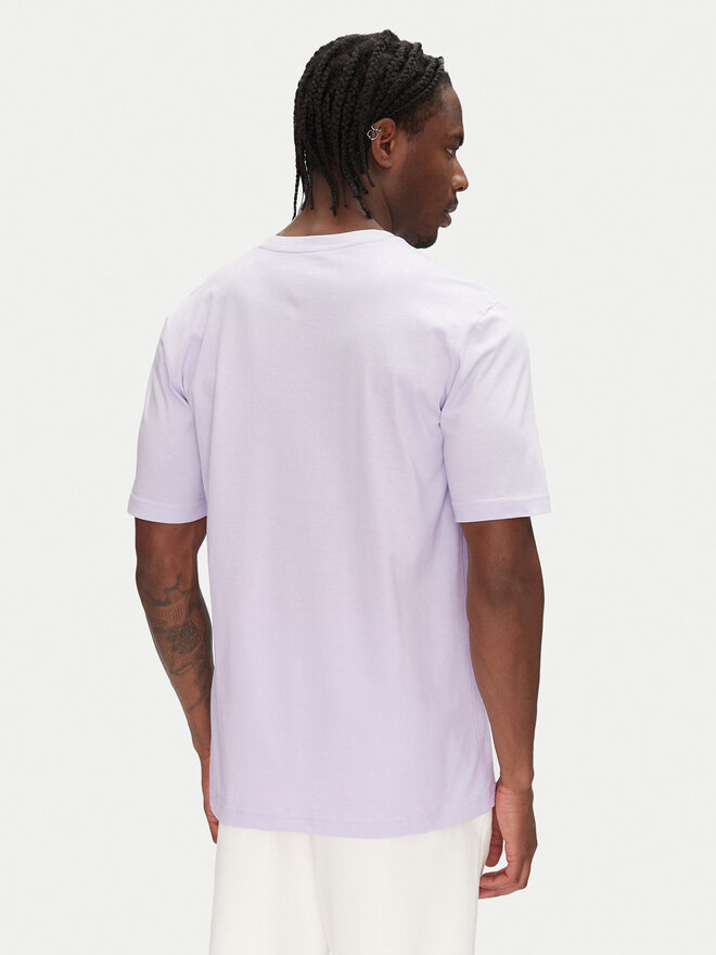 adidas adidas T-Shirt Lounge Slides Graphic Pocket JM0375 Μωβ Regular Fit