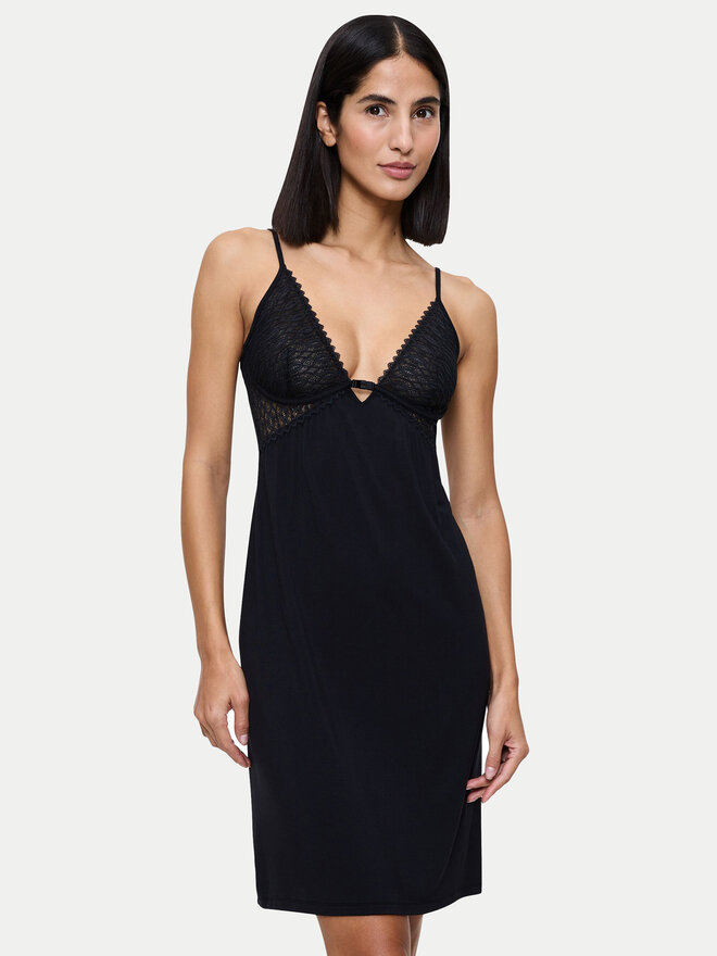 Triumph Triumph Hálóing Aura Spotlight 10225033 Fekete Regular Fit