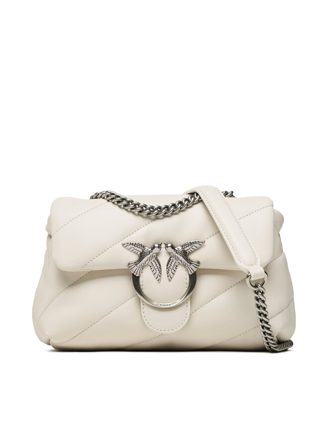 PINKO Geantă PINKO Love Mini Puff Cl . PE 23 PLTT 100039 A0F2 Écru