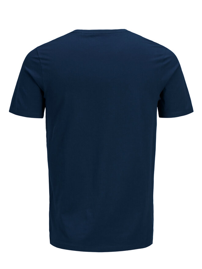 Jack&Jones Jack&Jones Póló Corp Logo 12137126 Sötétkék Slim Fit