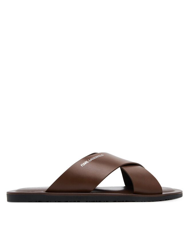 KARL LAGERFELD Natikači KARL LAGERFELD Kastor III KL70214 Rjava