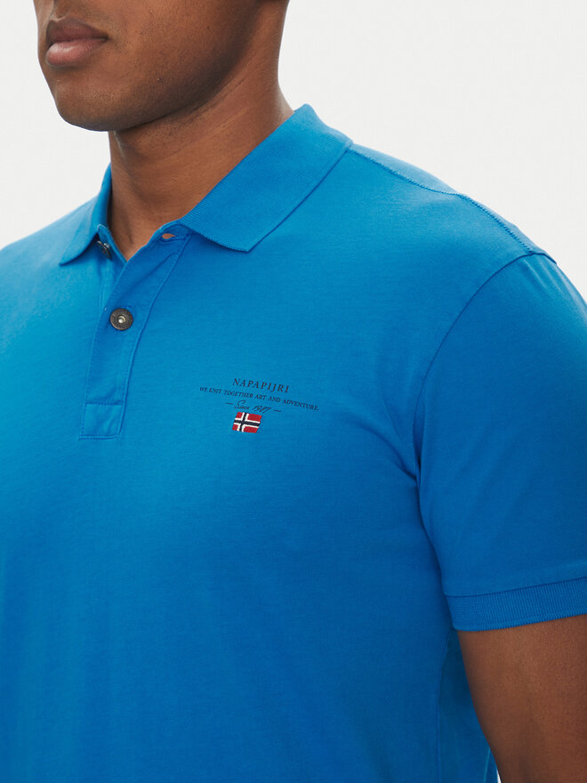 Napapijri Napapijri Polo majica Elbas NP0A4GB4 Modra Regular Fit