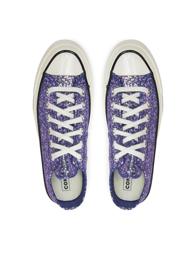 Converse Tenisice Converse Chuck 70 Glitter A11134C Tamnoplava