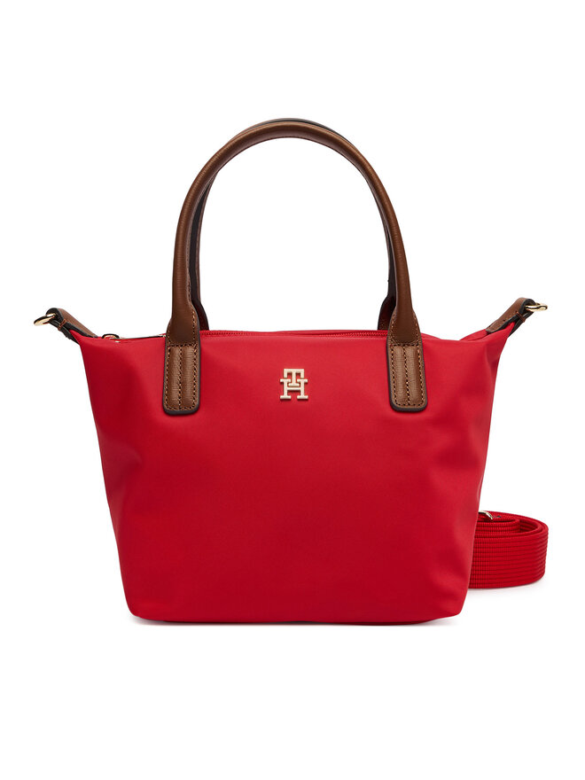 Tommy Hilfiger Handtasche Tommy Hilfiger Popette Mini Tote AW0AW17709 Rot