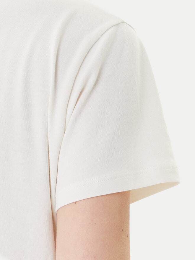 Liu Jo Sport Liu Jo Sport Camiseta TF5166 JS003 Écru Regular Fit