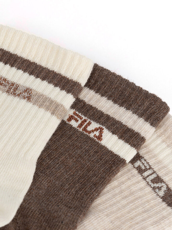 Fila Skarpety Fila F8207-AW24 (3-pack) Écru
