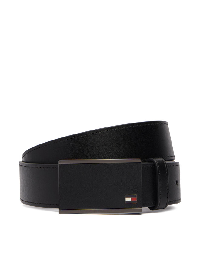 Tommy Hilfiger Gürtel Tommy Hilfiger Business Plaque 3.5 AM0AM14775 Schwarz