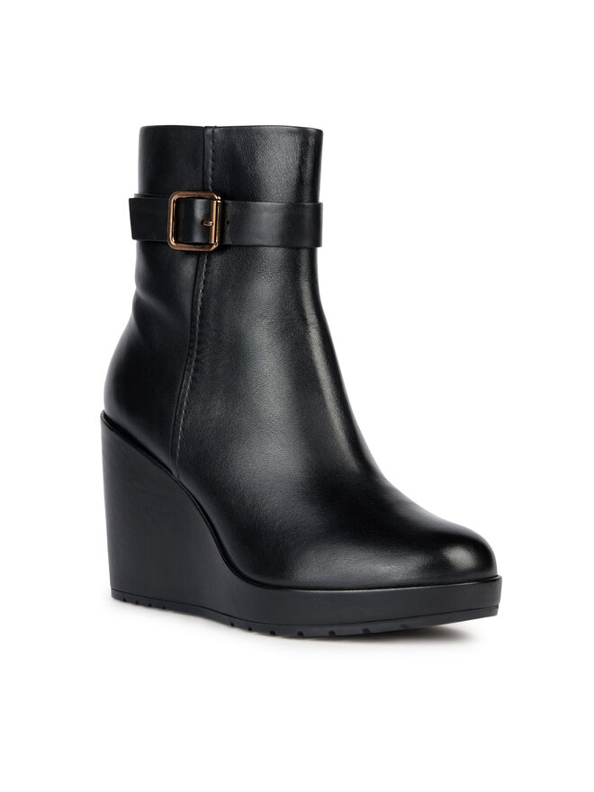 Geox Stiefeletten Geox D Manilva D36VTC 00043 C9999 Schwarz