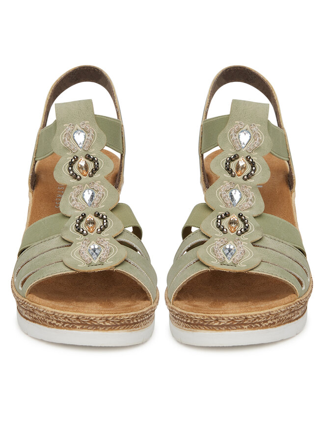 Rieker Sandalias Rieker 619B2-52 Verde