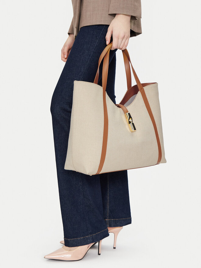 Furla Torebka Furla Goccia XL WB01729 BX3542 3331S Écru