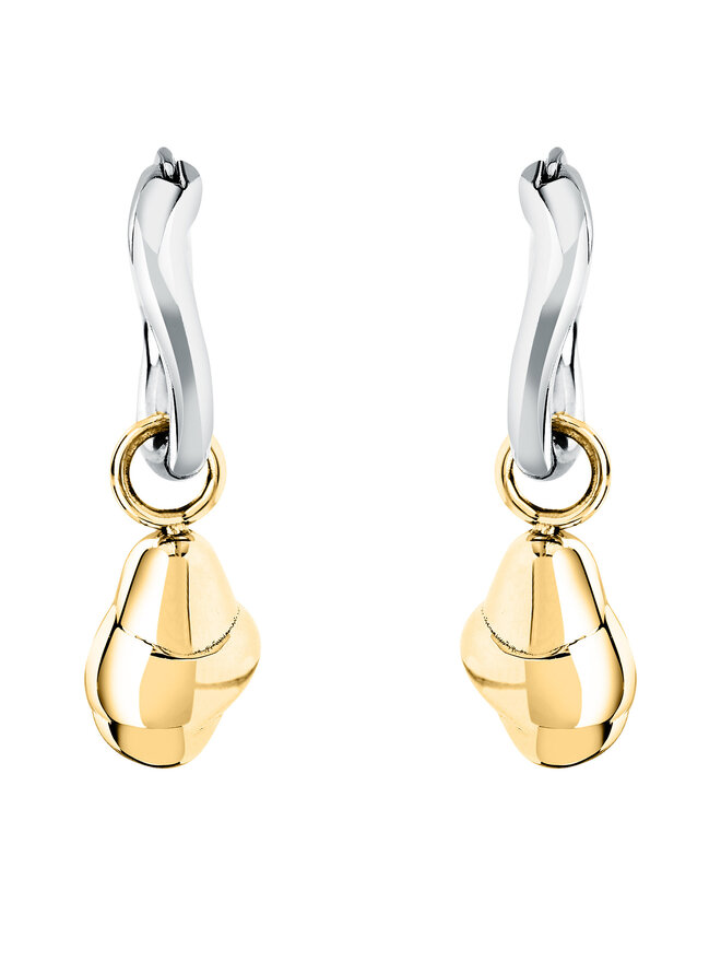 Trussardi Naušnice Trussardi TJAXA14 Srebrna