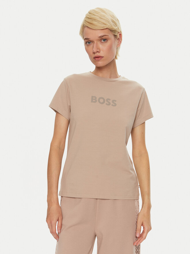 BOSS Boss T-Shirt 50527303 Beige Relaxed Fit