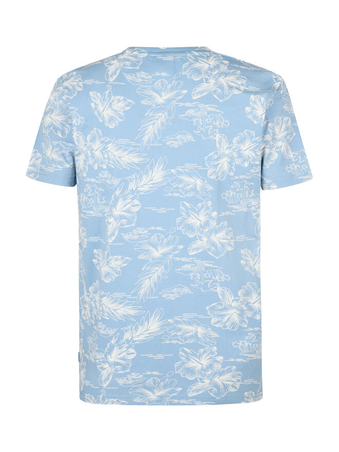 Petrol Industries Petrol Industries Camiseta M-1050-TSR623 Celeste Regular Fit