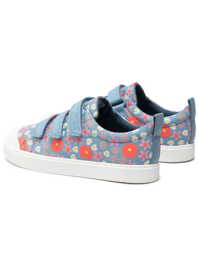 Clarks Trampki Clarks City Vibe K 261567876 Niebieski