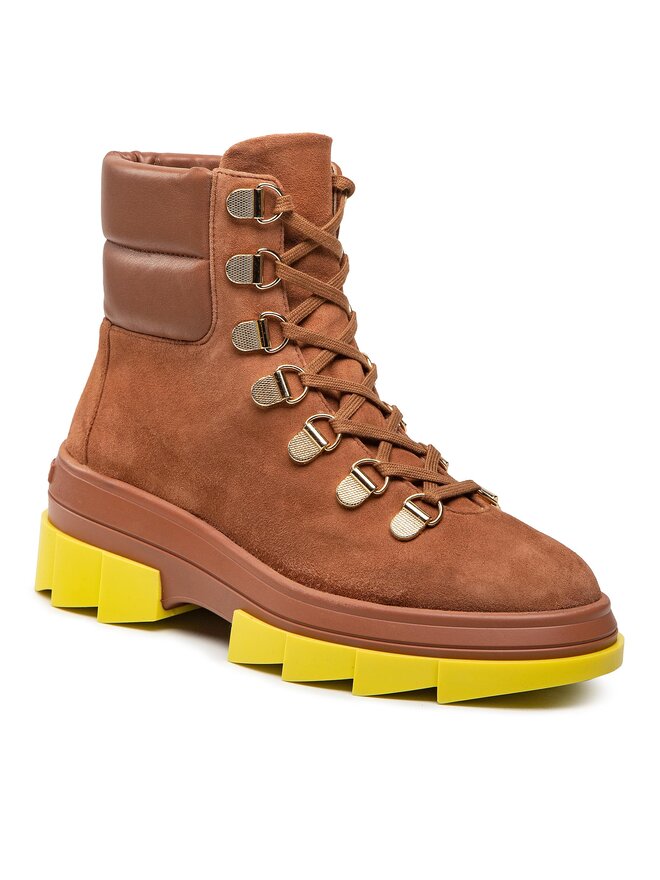 Stuart Weitzman Ορειβατικά παπούτσια Stuart Weitzman Noho Hiker Bootie SC739 Καφέ