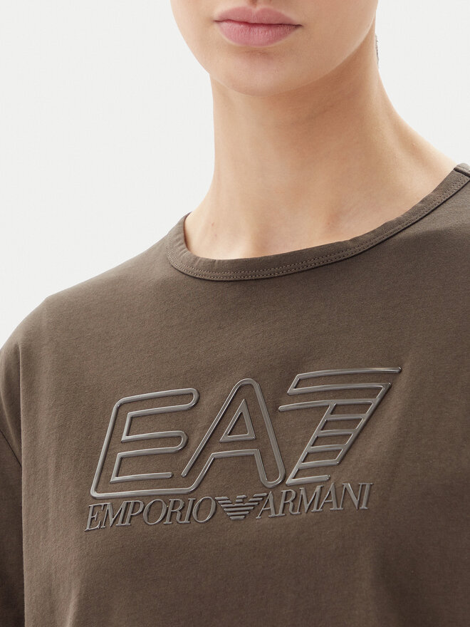 EA7 Emporio Armani EA7 Emporio Armani T-Shirt 7W000098 AF12503 U6139 Braun Loose Fit