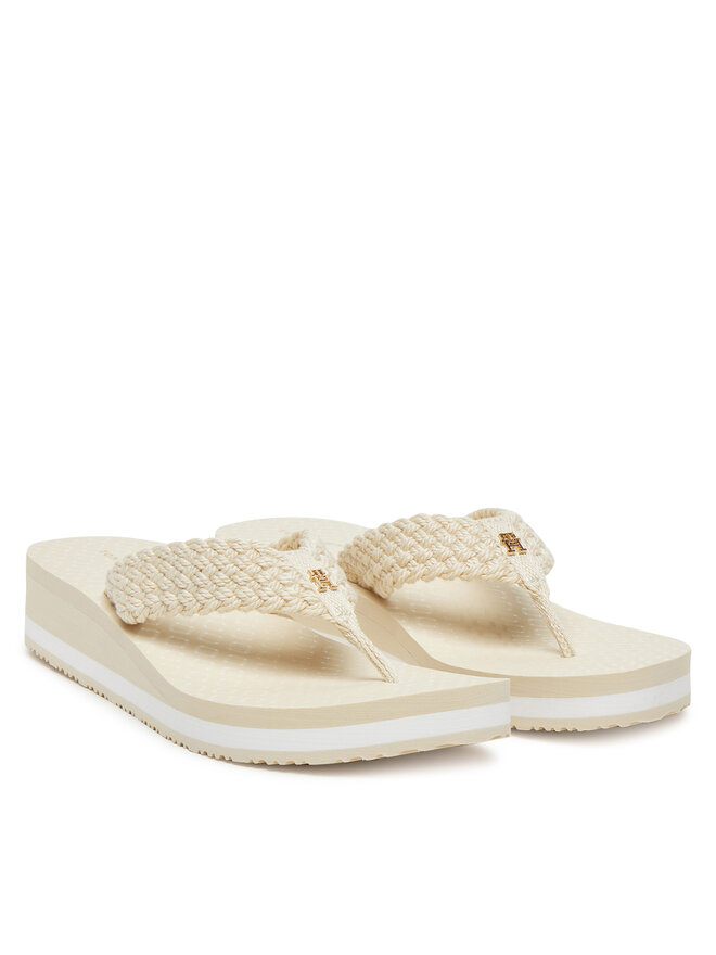 Tommy Hilfiger Zehentrenner Tommy Hilfiger FW0FW08737 Beige