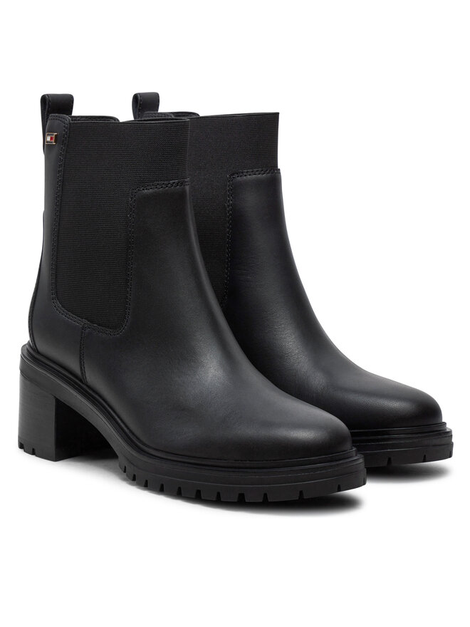Tommy Hilfiger Ghete Jodhpur Tommy Hilfiger FW0FW08163 Negru