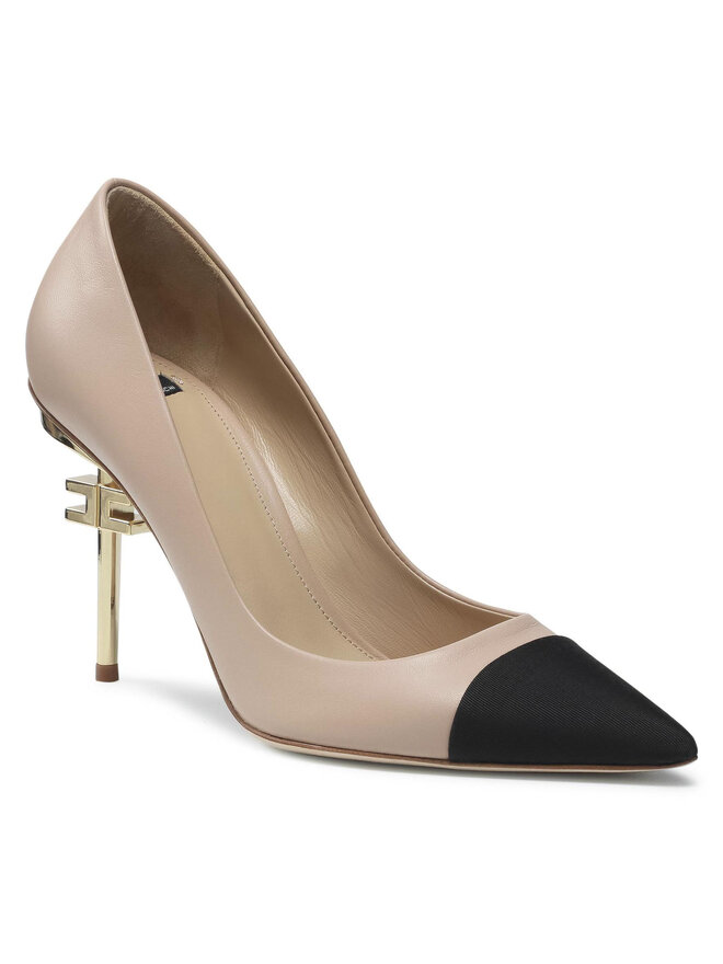 Scarpe oro elisabetta franchi top
