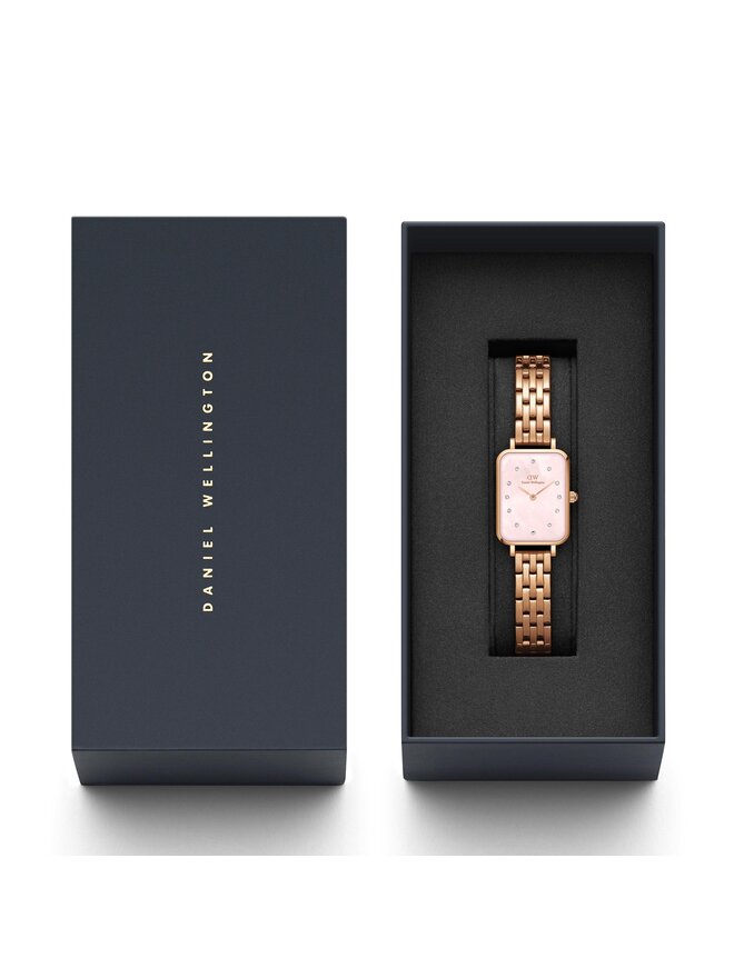 Daniel Wellington Zegarek Daniel Wellington Quadro DW00100621 Różowy