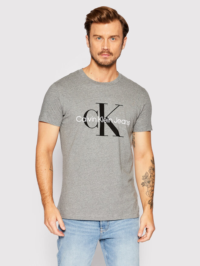 Calvin Klein Jeans Calvin Klein Jeans Футболка J30J320935 Сірий Slim Fit