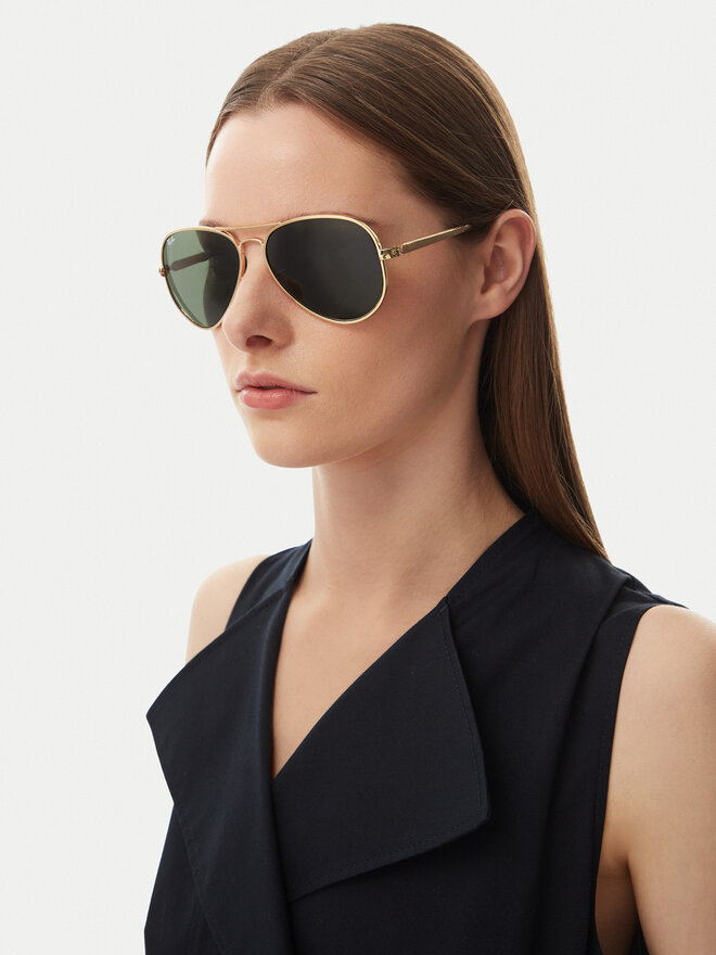 Ray-Ban Сонцезахисні окуляри Ray-Ban 0RB3925 Золотий