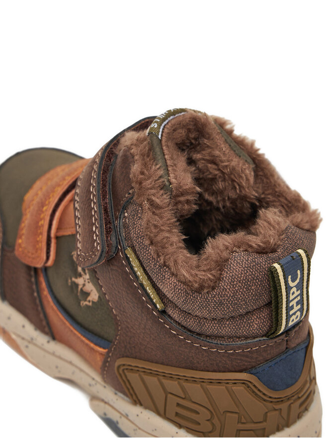 Beverly Hills Polo Club Schnürschuhe Beverly Hills Polo Club EO-BHPC-280-156 Braun