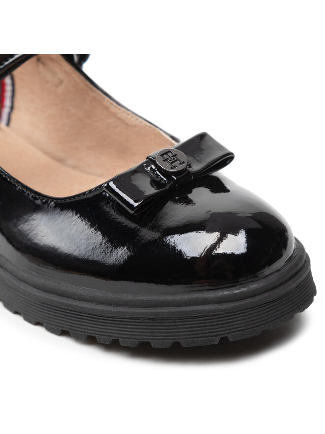 Tommy Hilfiger Halbschuhe Tommy Hilfiger Ballerina T3A3-32580-0774 S Schwarz