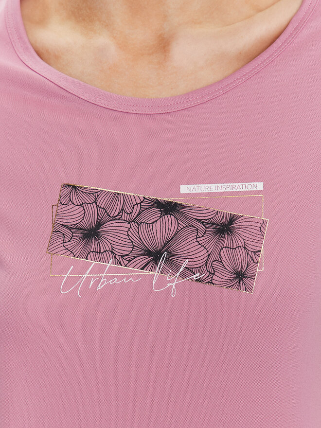 CMP CMP Camiseta 38T6656 Rosa Regular Fit