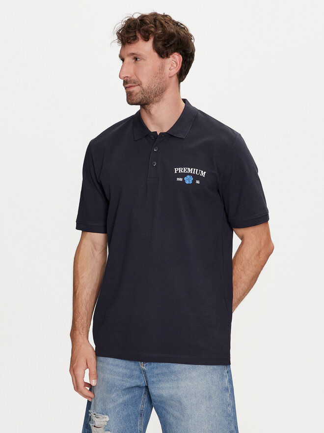 Jack&Jones Jack&Jones Pólóing Jprblaalfie 12259678 Sötétkék Regular Fit
