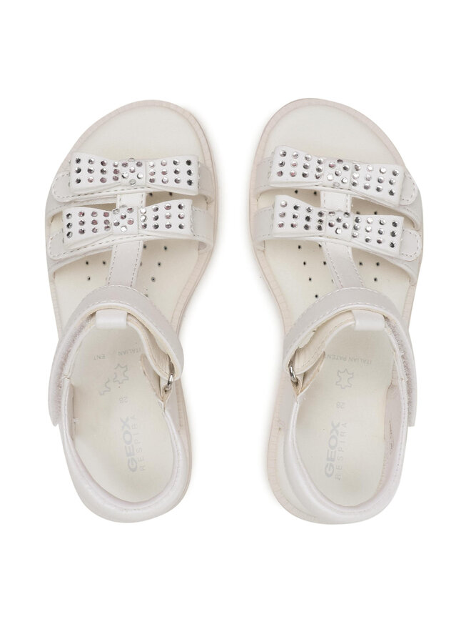 Geox Sandalen Geox J S.Karly G.G J1535G 000NF C1000 S Weiß