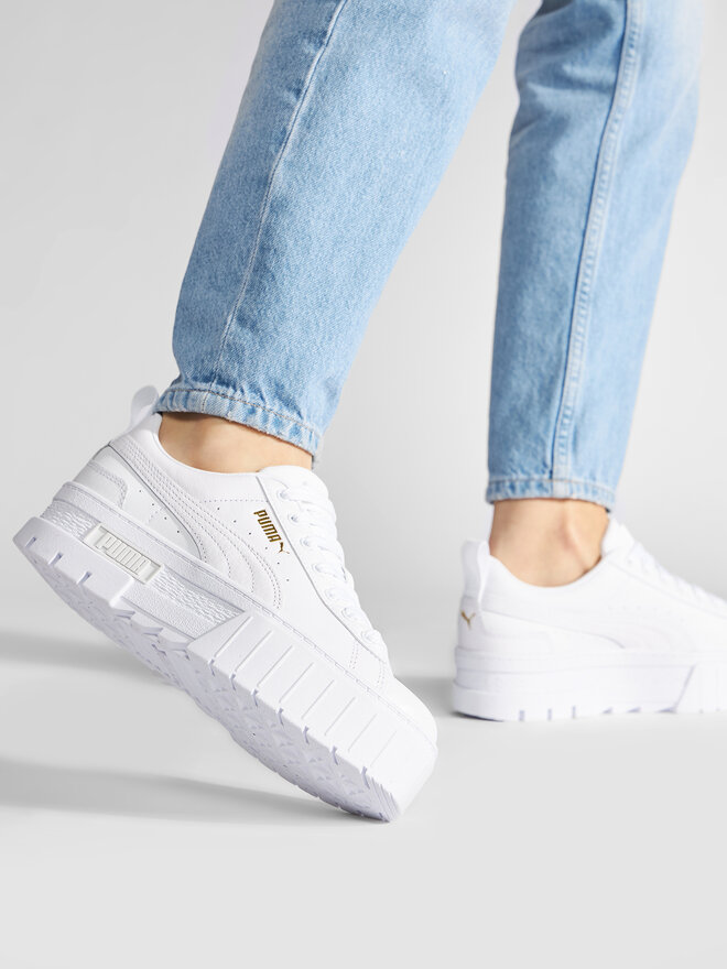 Sneakersy Puma Mayze Classic Wns 384209 01 Biały | eobuwie.com.pl
