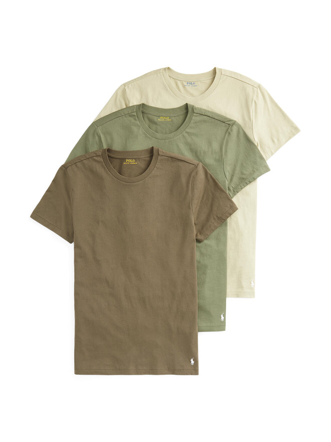 Polo Ralph Lauren Polo Ralph Lauren 3er-Set T-Shirts 714830304013 Grün Regular Fit