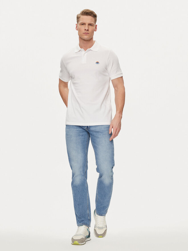 Save The Duck Save The Duck Polo Ovidio DR1213M-BATE18 Blanco Regular Fit