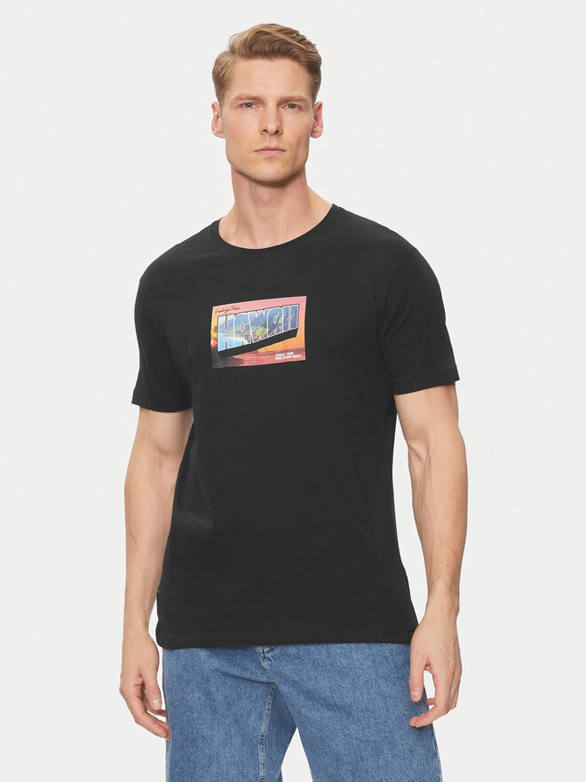 United Colors Of Benetton United Colors Of Benetton Футболка 3P7XU108X Чорний Regular Fit