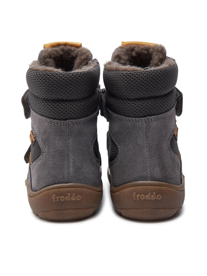 Froddo Μπότες Froddo Barefoot Tex Winter G3160233-3 M Γκρι