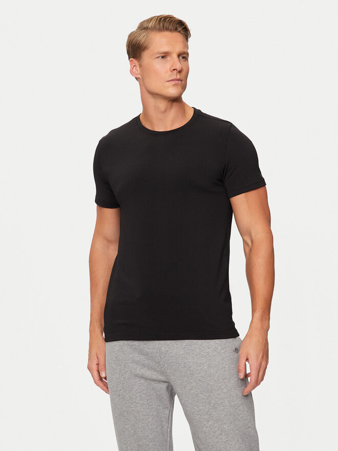 YSABEL MORA YSABEL MORA Póló 70103 Fekete Slim Fit