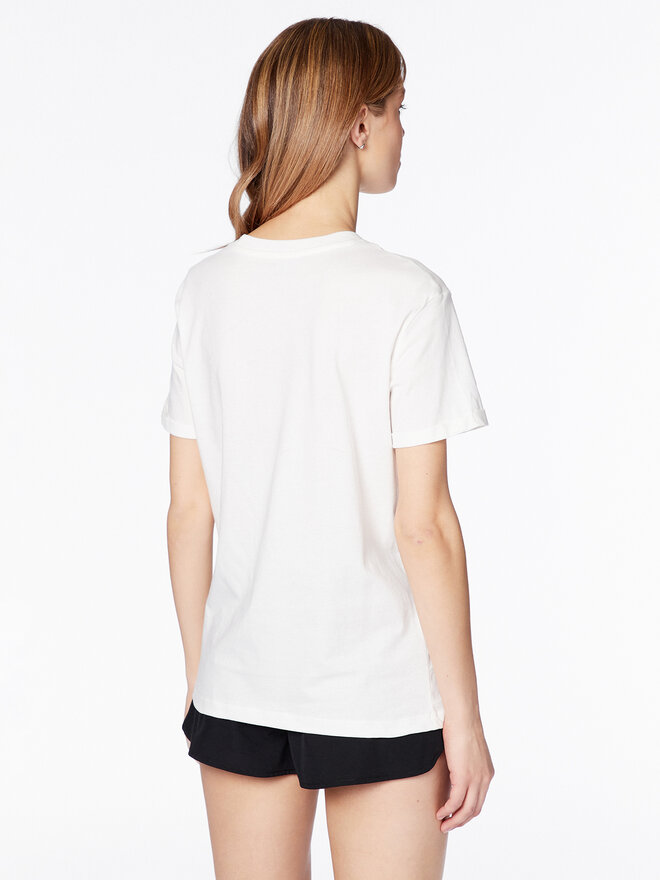Roxy Roxy Marškinėliai Noon Ocean ERJZT05490 Balta Regular Fit