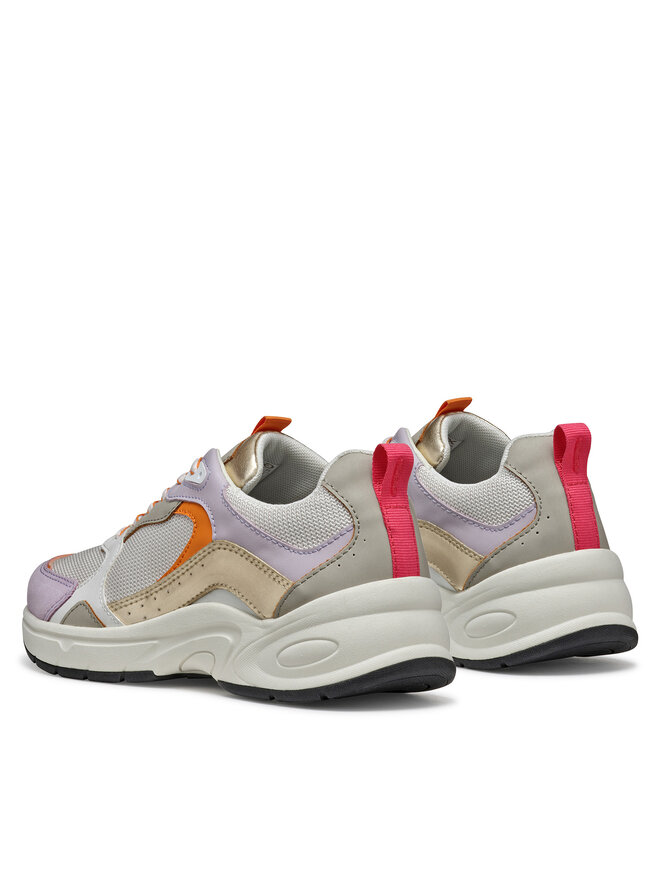 Geox Sneakersy Geox D Zarvia D55YLA 0AS54 C1022 Biały