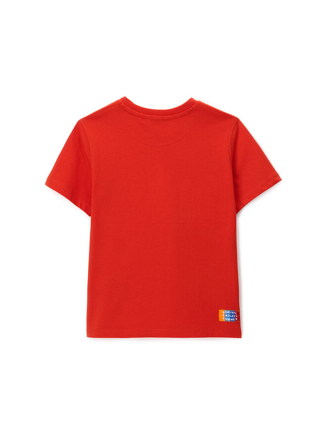 Original Marines Original Marines Marškinėliai DFP2210CM Raudona Regular Fit