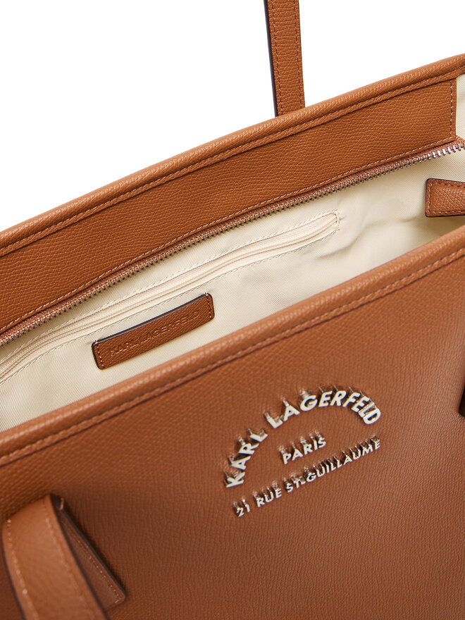 KARL LAGERFELD Ročna torba KARL LAGERFELD A3W30314 Rjava