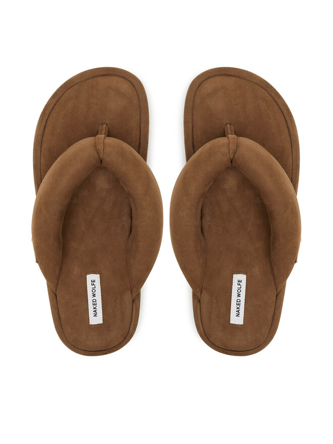 Naked Wolfe Chancletas Naked Wolfe Hilary Marrón