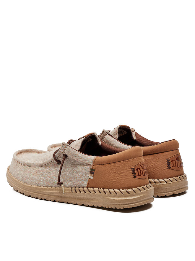 Hey Dude Mokasíny Hey Dude Wally Funk Nylon Craft 40677-2DM Hnedá