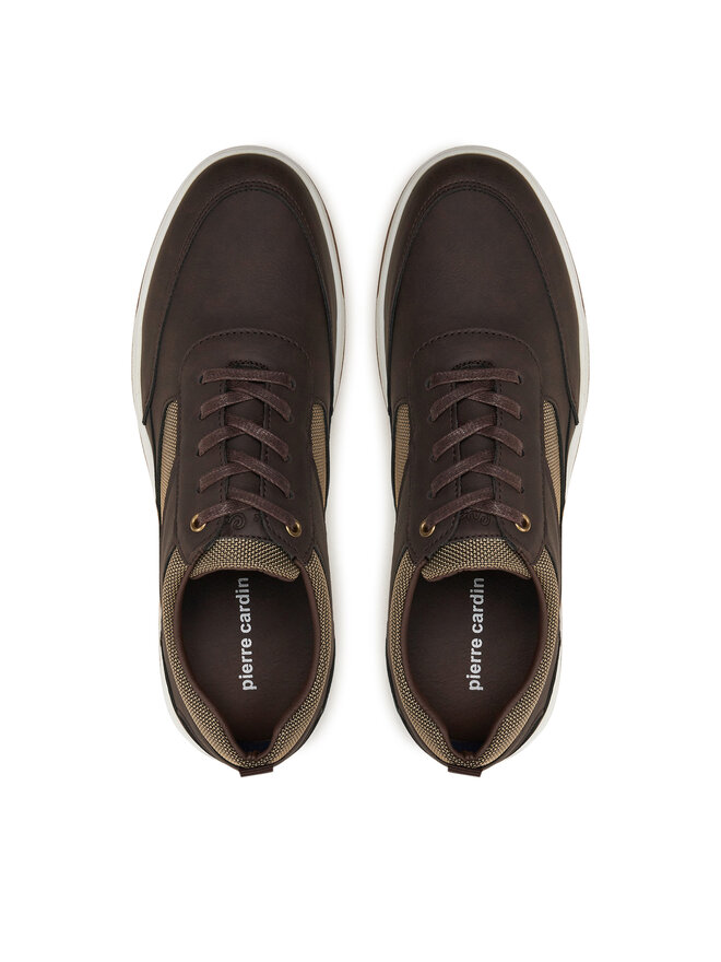 Pierre Cardin Sneakersy Pierre Cardin 9637 Hnedá