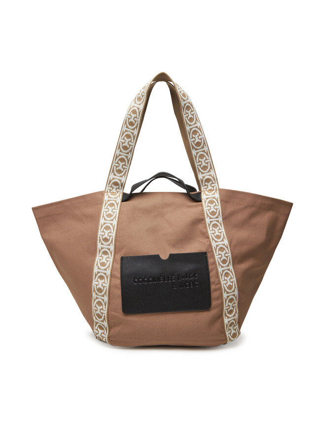 Coccinelle Τσάντα Coccinelle SXG C-Bounce Canvas E1 SXG 11 01 01 Καφέ