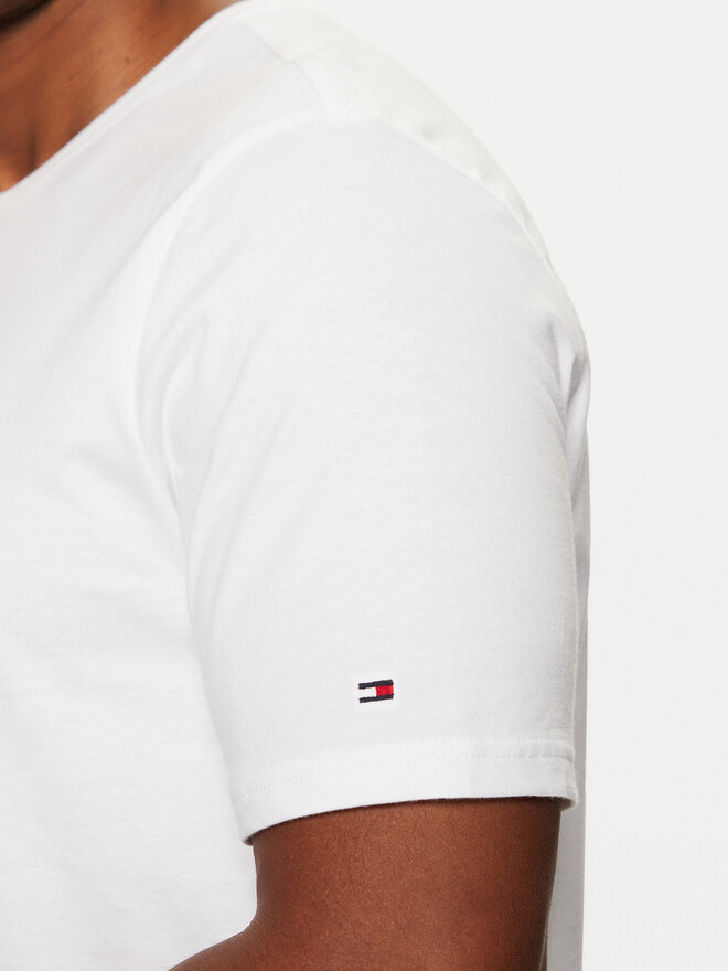 Tommy Hilfiger Tommy Hilfiger Camiseta MW0MW38980 Blanco Regular Fit
