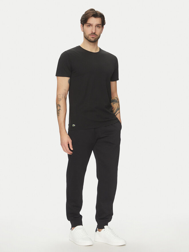 Lacoste Lacoste 3 db póló TH9010 Fekete Regular Fit