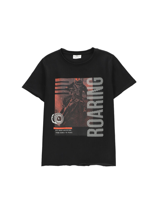 Coccodrillo Coccodrillo Футболка WC5143205WBJ Чорний Regular Fit