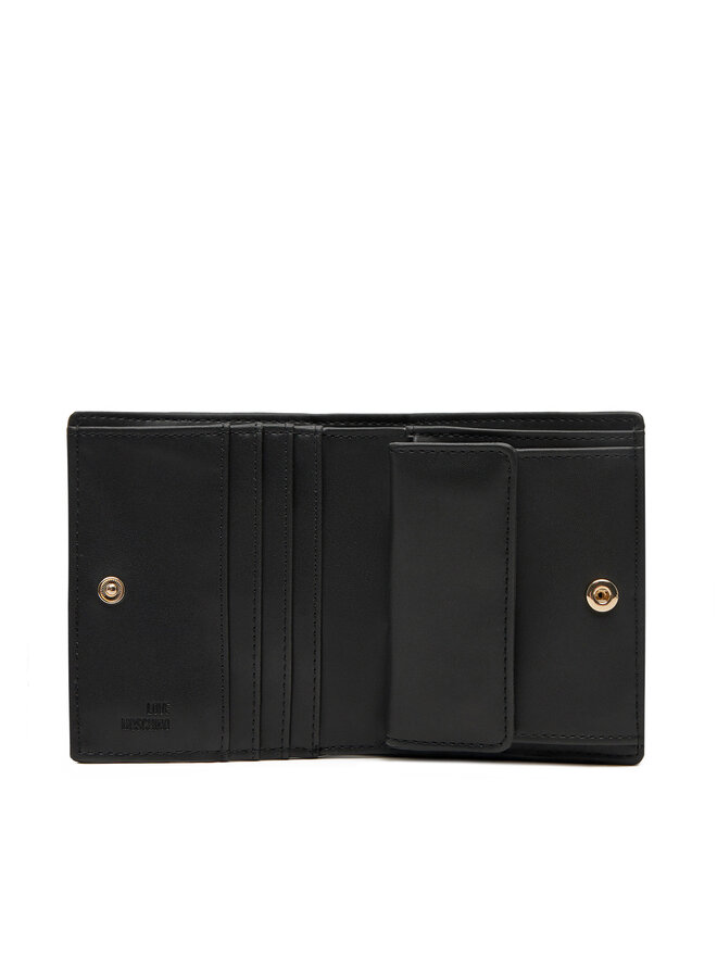 LOVE MOSCHINO Kleine Damen Geldbörse LOVE MOSCHINO JC5601PP1MLA0000 Schwarz